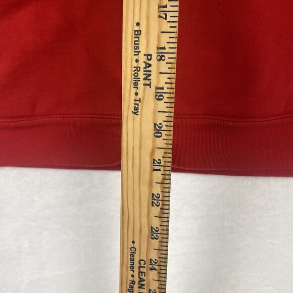 Disney Spirit Jersey Pizza Planet Zip Up Sweater Adult Medium Red Hooded - Picture 10 of 12